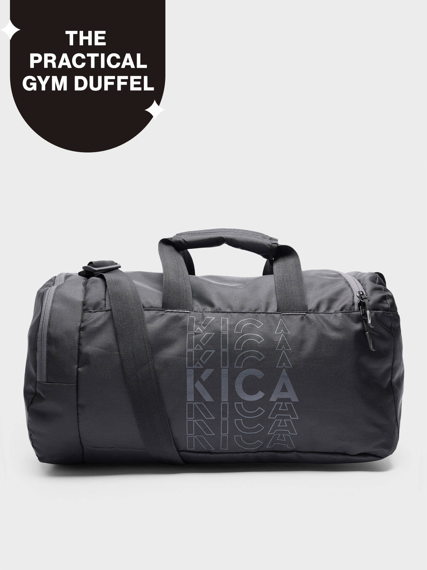 Kica Smartly Compartmentalised Duffle Bag With Seperate Shoe Compartment For Gym & Travel KIC714(OS)