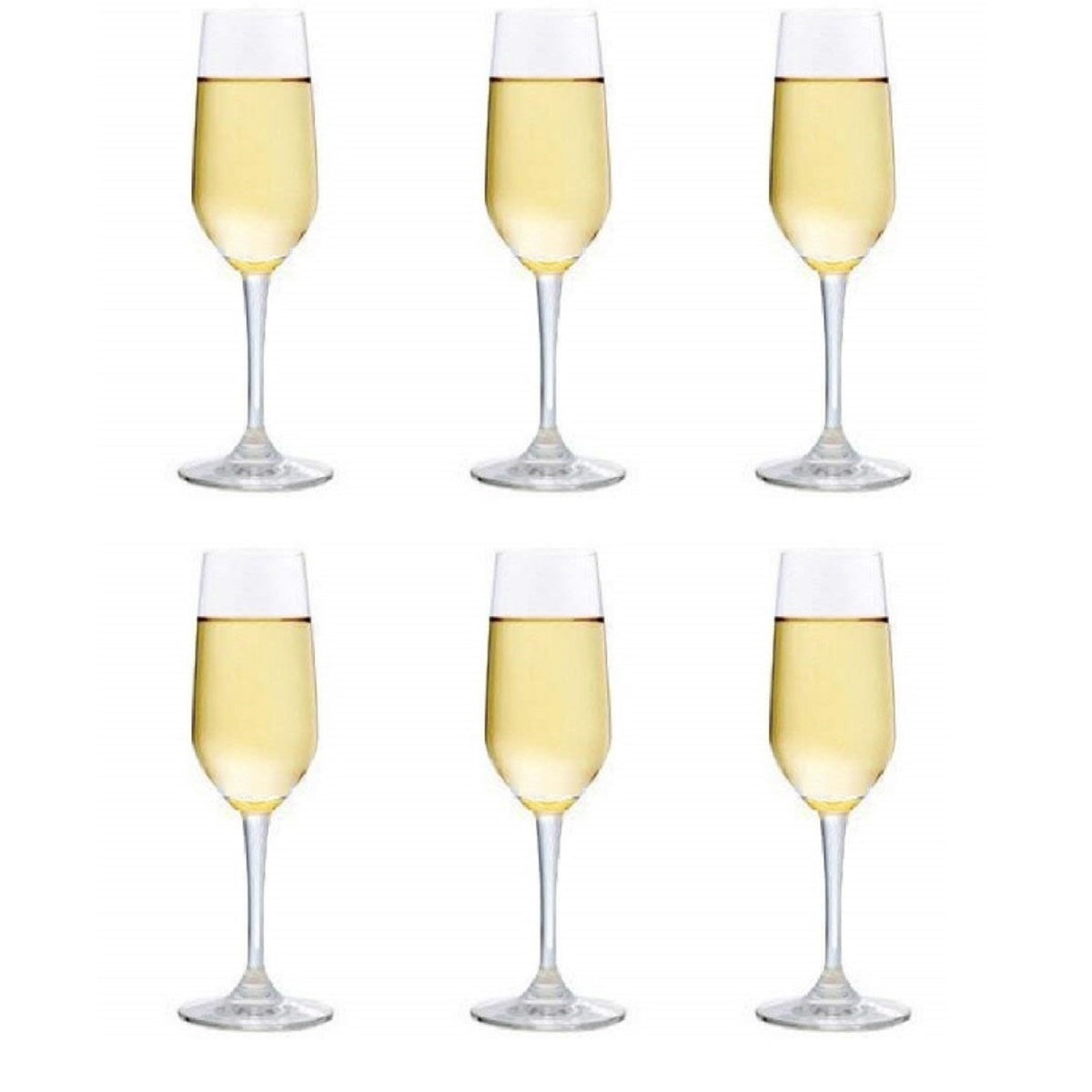 Ocean Glass Lexington Flute Champagne 185Ml (Clear, Transparent) (Set ...