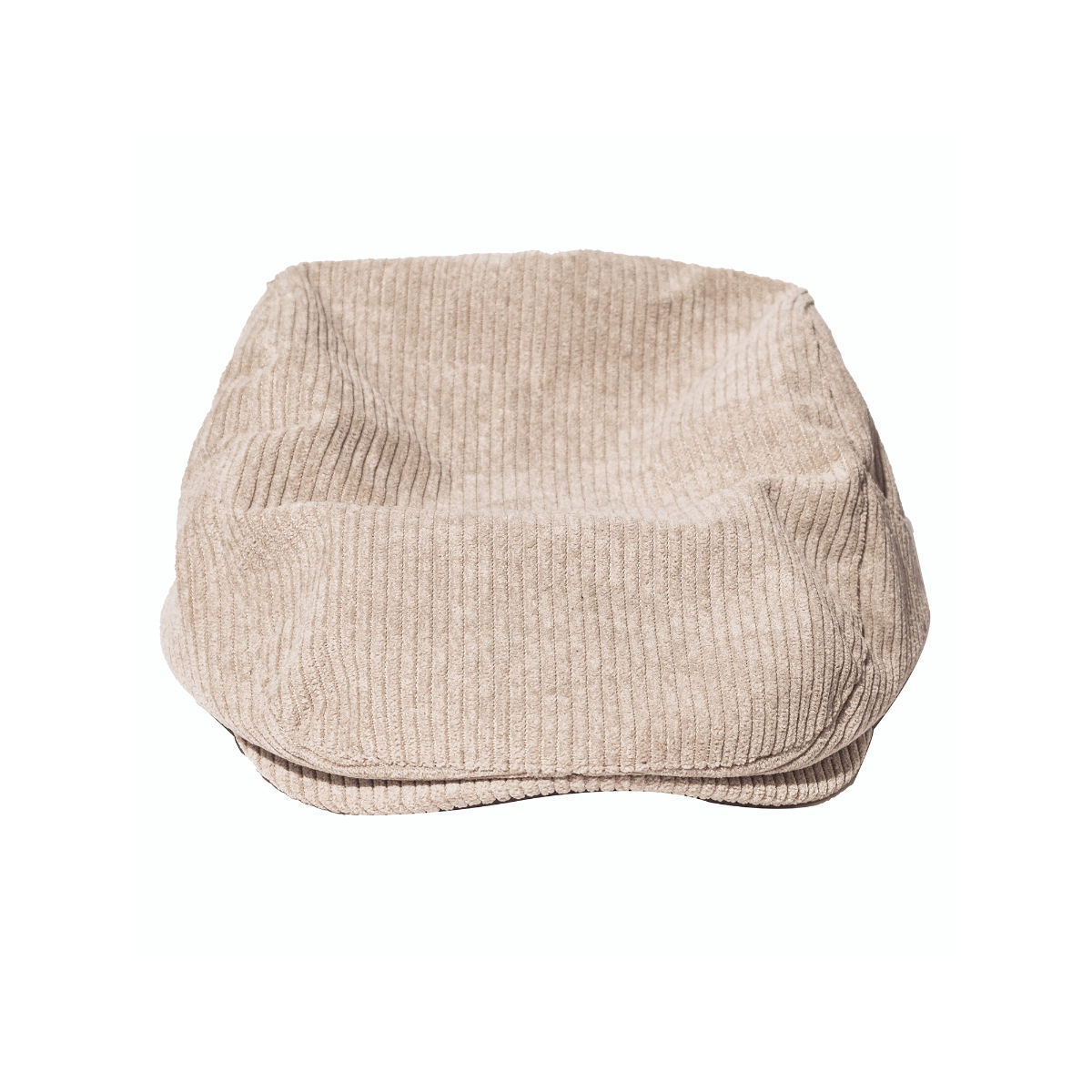 Buy CHOKORE Unisex Beige Corduroy Flat Warm Cap Online