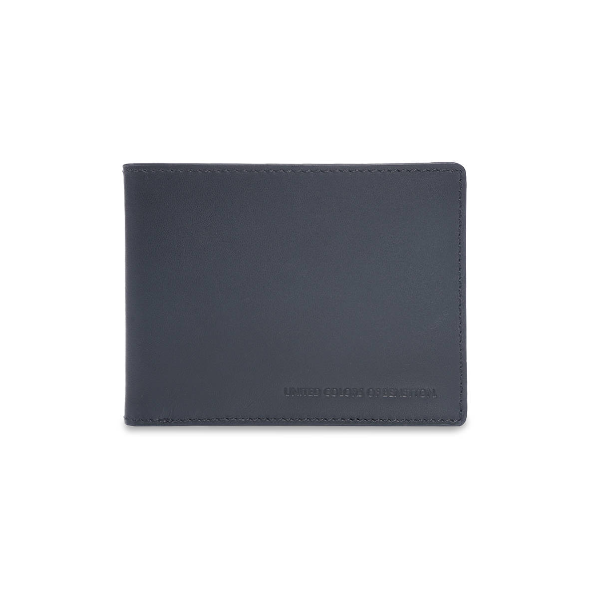 United Colors of Benetton Men Newry Black Bi-Fold Leather Wallet