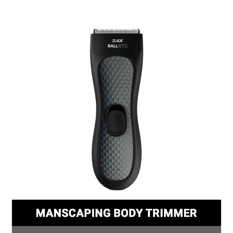 ZLADE Ballistic Manscaping Body Trimmer With Extra Heads For Men