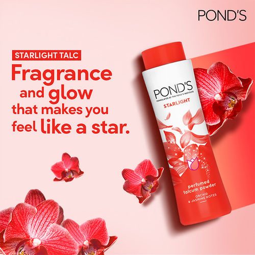 Buy Ponds Starlight Perfumed Talc Powder Orchid Jasmin Notes Online