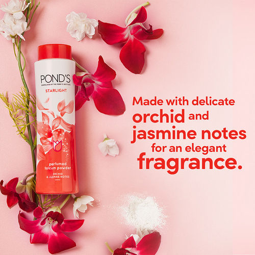 Ponds Starlight Perfumed Talc Powder Orchid Jasmin Notes