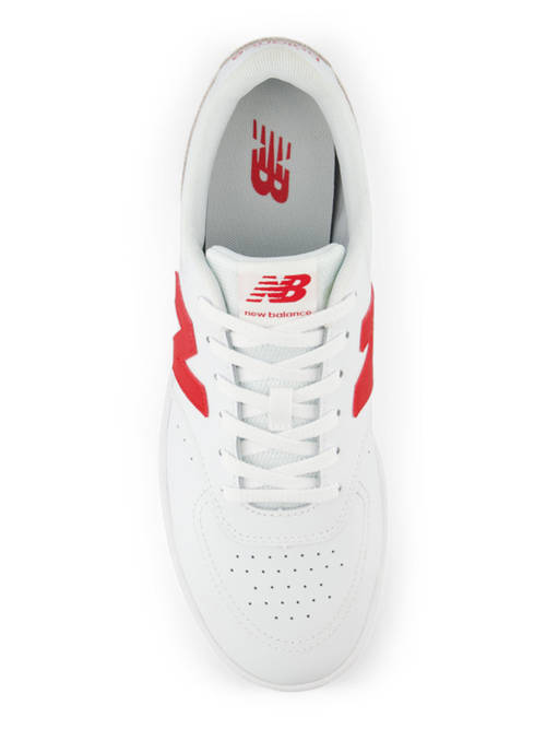 New Balance BB80RTB Men\'s Sneakers White Red‎ Size 9.5 US 43 EU Leather Casual New Balance Men main image 3