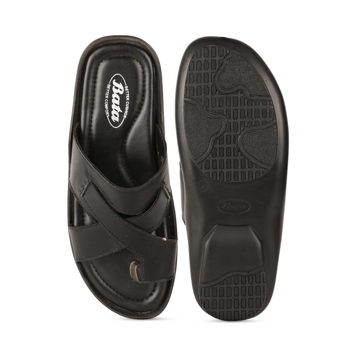 Buy Black Sandals for Men by Bata Online | Ajio.com