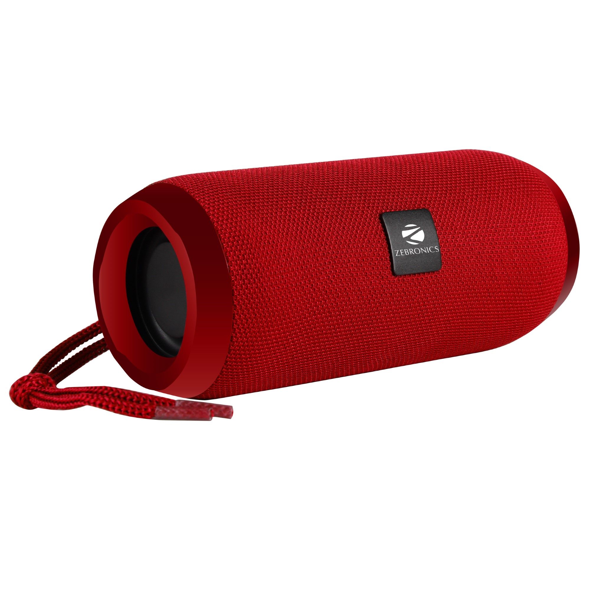 Zebronics Zeb-Action Portable BT Speaker with TWS Function, USB,mSD, AUX, FM, Mic (Red)