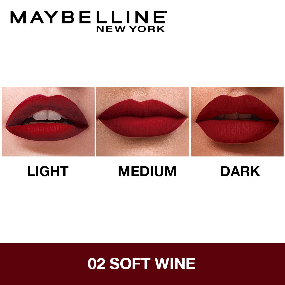maybelline sensational liquid matte 02