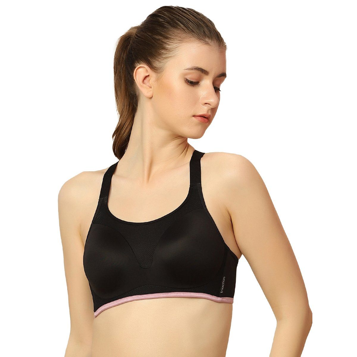 Buy Triumph Triaction Magic Motion Pro Sports Bra With High Bounce Control  - Black Online