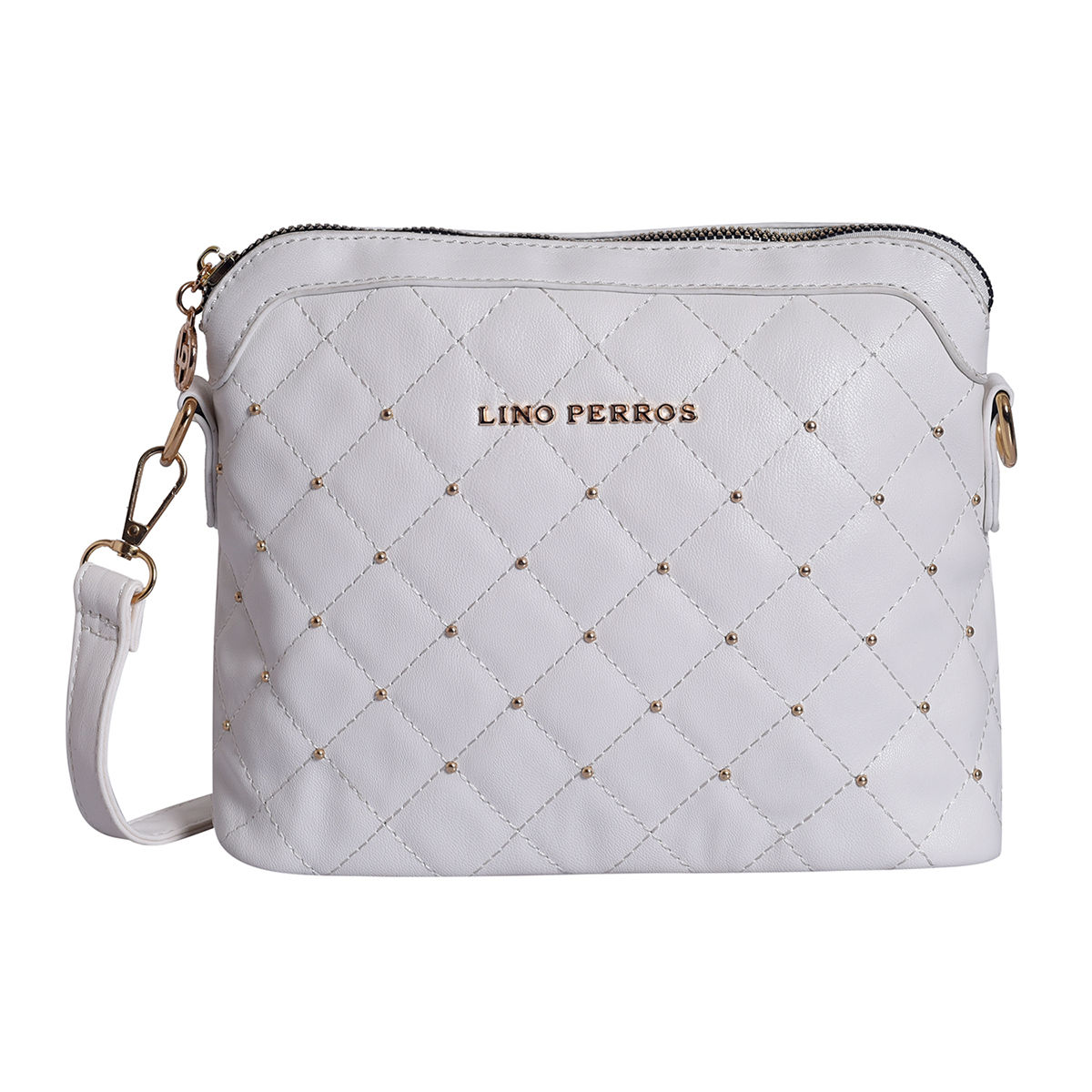 Lino Perros Sling and Cross Bags : Buy Lino Perros Women White Coloured Sling  Bag Online