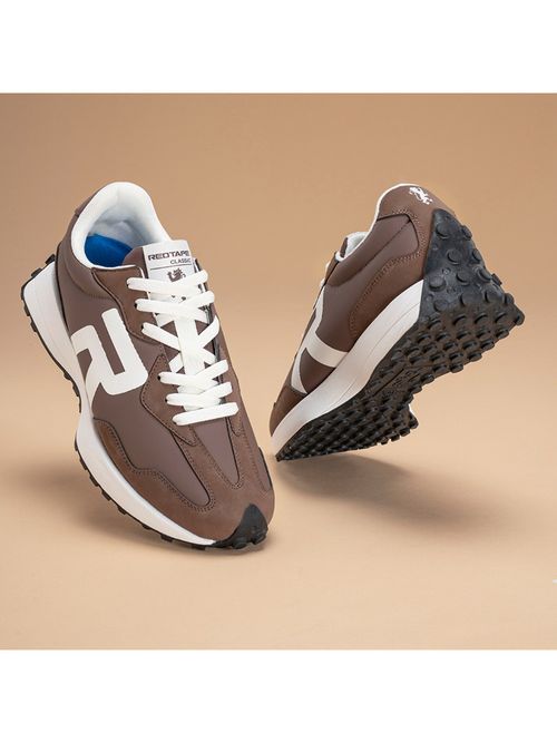 Buy Red Tape Men Colorblocked Brown Lifestyle Casual Sneakers Online
