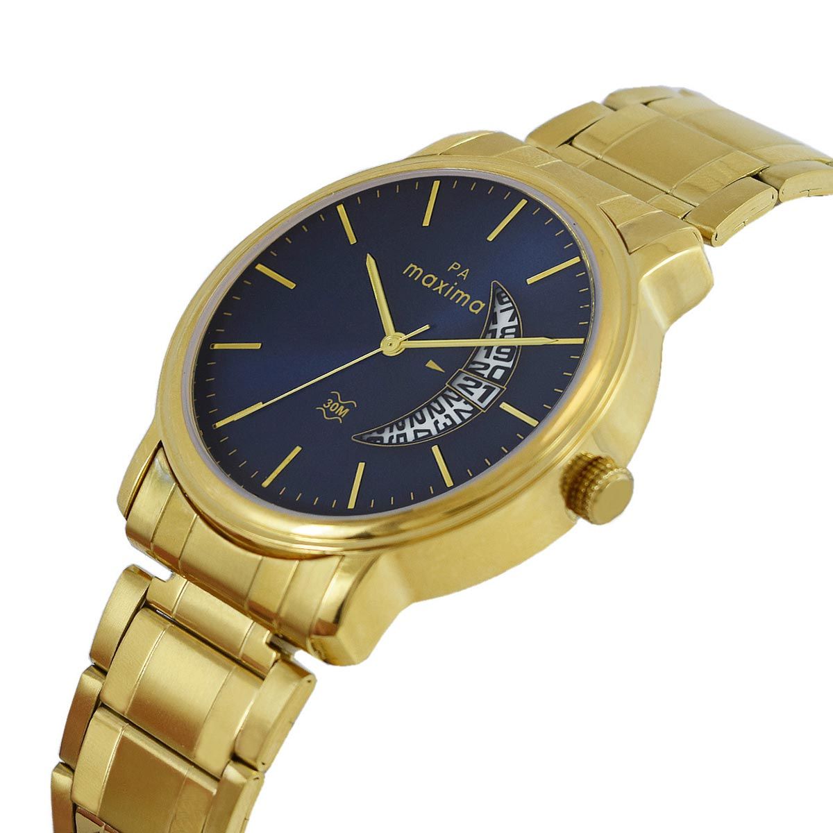 Maxima Analog Gold Dial Men's Watch-32550CMGY : Amazon.in: Fashion