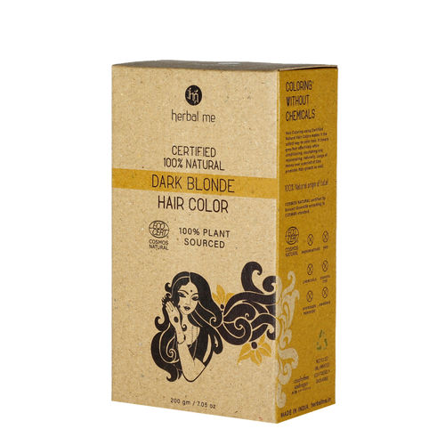 Herbal Me Dark Blonde Henna Hair Color - Dark Blonde: Buy Herbal Me Dark  Blonde Henna Hair Color - Dark Blonde Online at Best Price in India | Nykaa