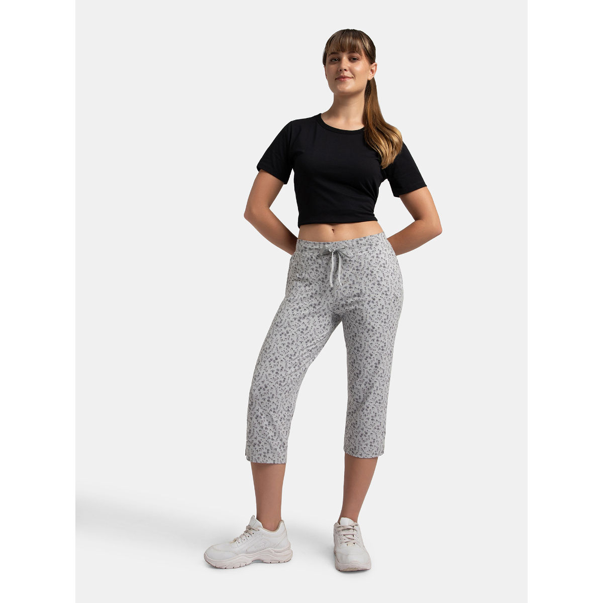 パンツ coyseio DOUBLE CAPRI PANTS LIGHT GREY Coyseio Double Capri Pants - Light Grey | International Store