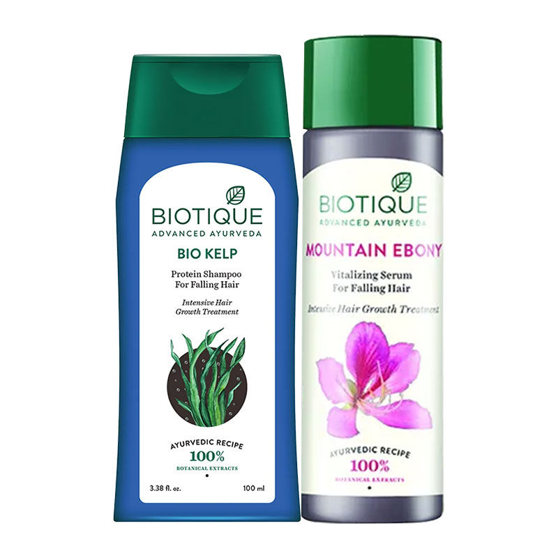 Biotique Travel Hair Duo (Shampoo & Serum): Buy Biotique Travel Hair Duo ( Shampoo & Serum) Online at Best Price in India | NykaaMan