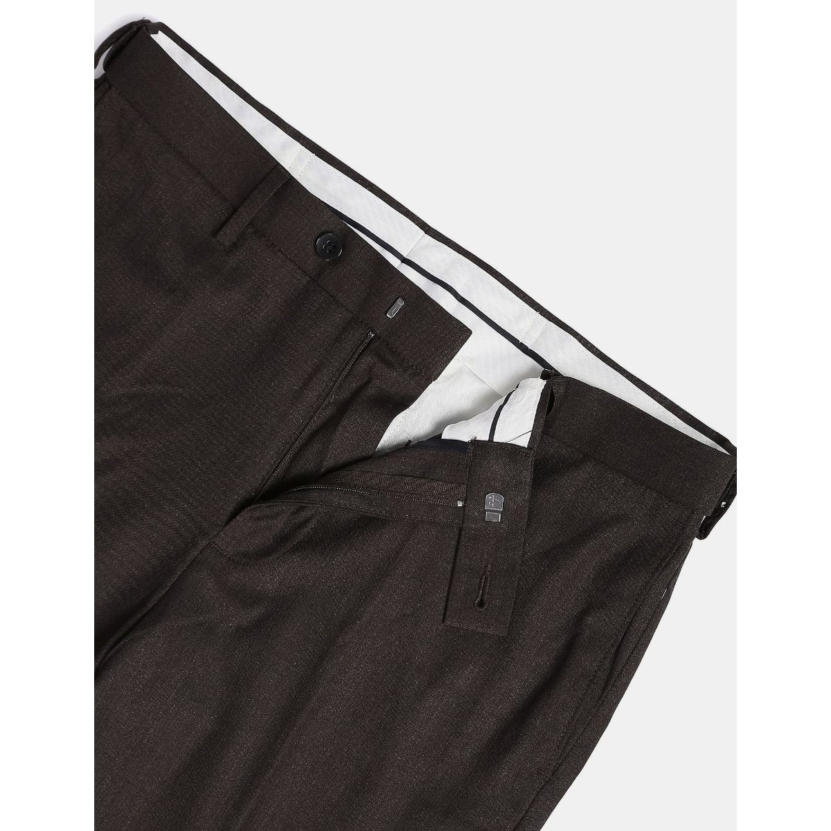 Buy Arrow Smart Flex Check Formal Trousers - NNNOW.com