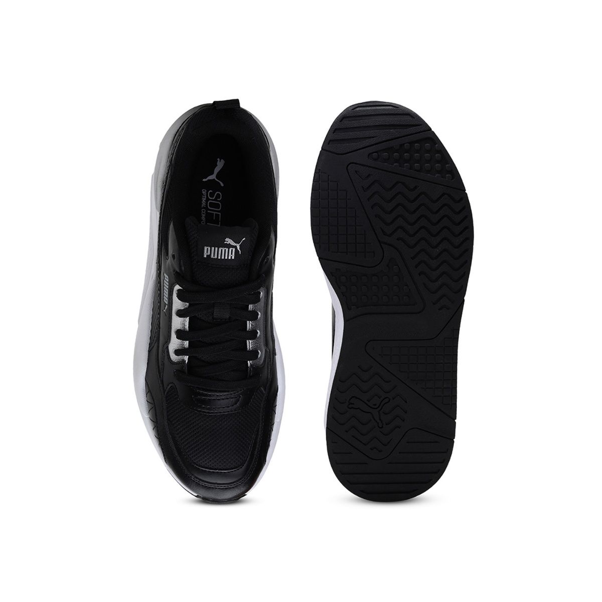 Buy Puma X-Ray Square Metallic Unisex Black Sneakers Online