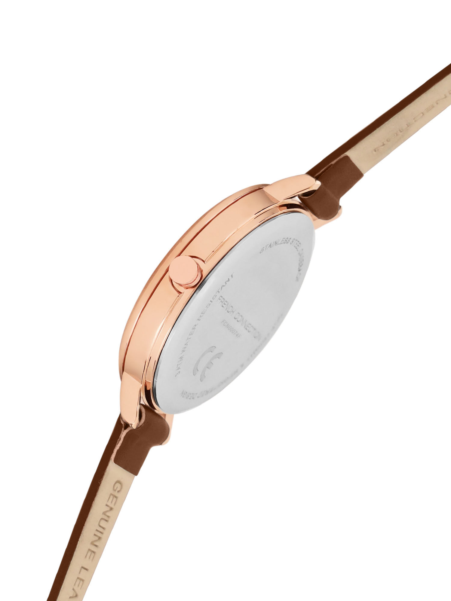 Buy French Connection Cornelia Brown Round Analog Watch for Women