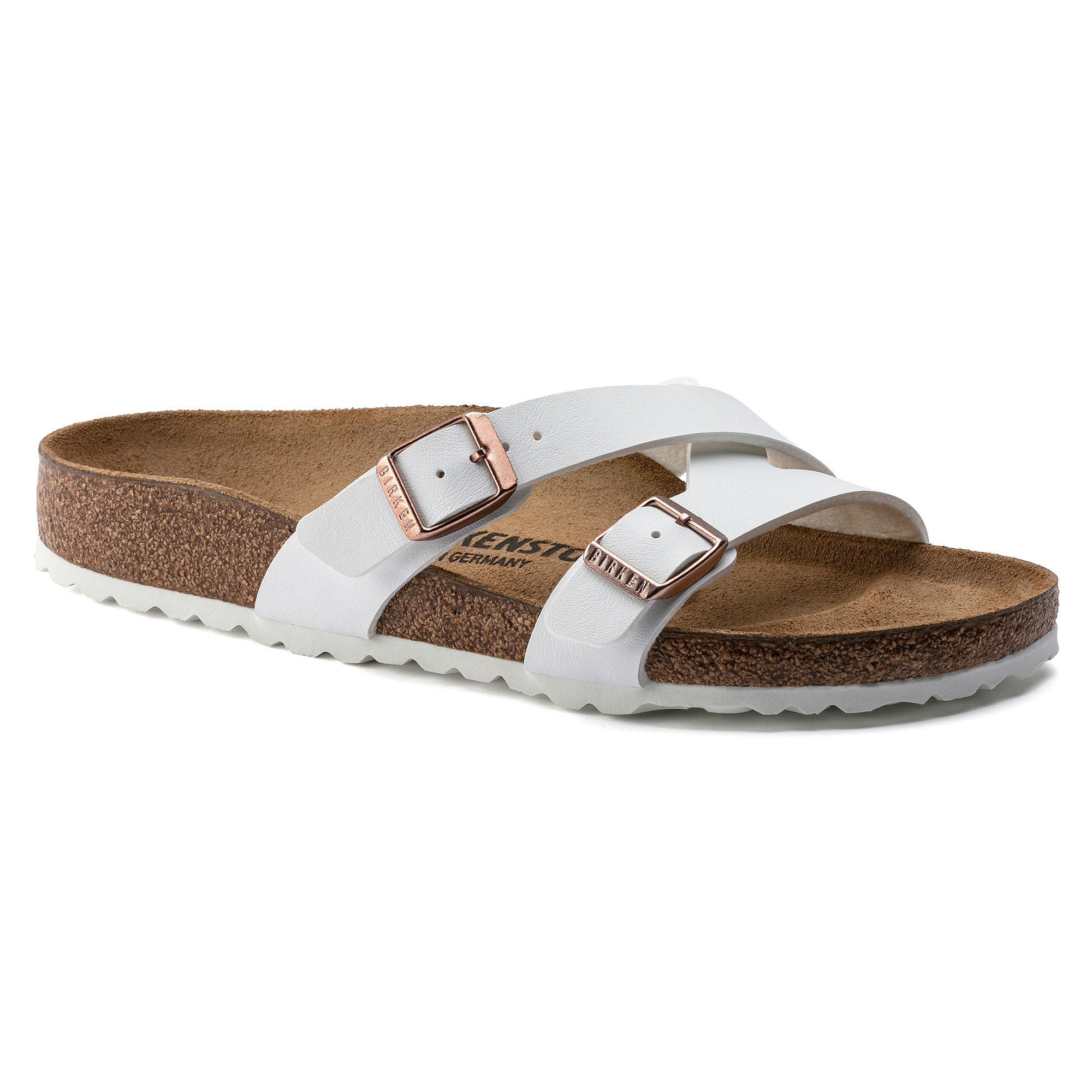 Birkenstock Yao Birko-Flor White Narrow Widht Womens Sandals - EURO 40: Buy Birkenstock  Yao Birko-Flor White Narrow Widht Womens Sandals - EURO 40 Online at Best  Price in India | Nykaa