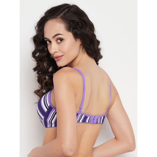 Buy Padded Non-Wired Full Cup Multiway T-shirt Bra in Lavender Online  India, Best Prices, COD - Clovia - BR1737T12