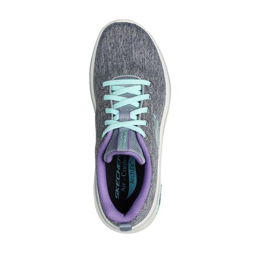 Buy SKECHERS Women Go Walk Arch Fit Vivid Grey Lavender