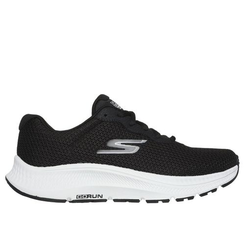 SKECHERS Women Go Run Consistent Engaged Black White Running Shoes (UK  6)