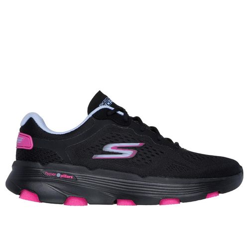 SKECHERS Women Go Run Escape Black Blue Pink Running Shoes (UK 3)