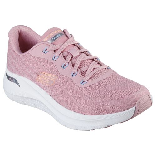 SKECHERS Women Arch Fit Rich Vision Pink Casual Lace Up Sneakers (UK 4)