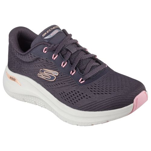 SKECHERS Women Arch Fit Big League Pewter Casual Sneakers (UK 3)