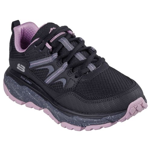 Buy SKECHERS Women D'Lux Journey Black Charcoal Casual Lace Up