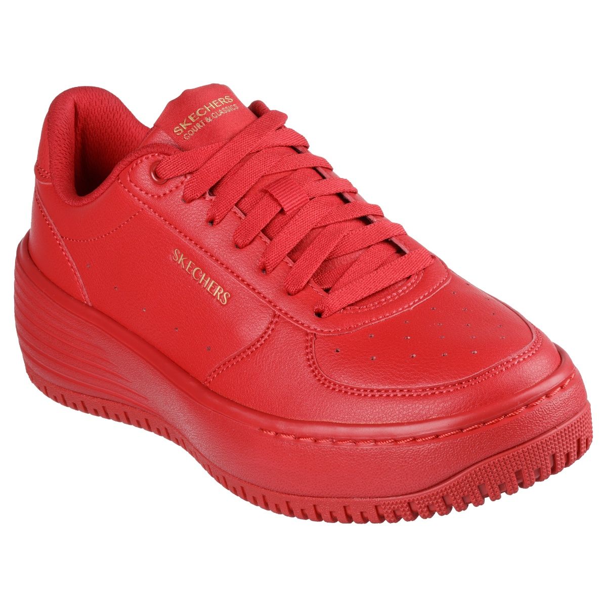 All red skechers hotsell