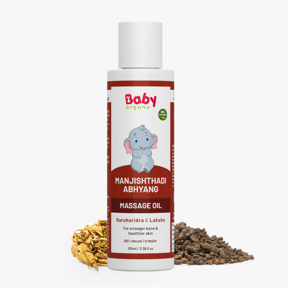 BabyOrgano Manjishthadi Baby Massage Oil