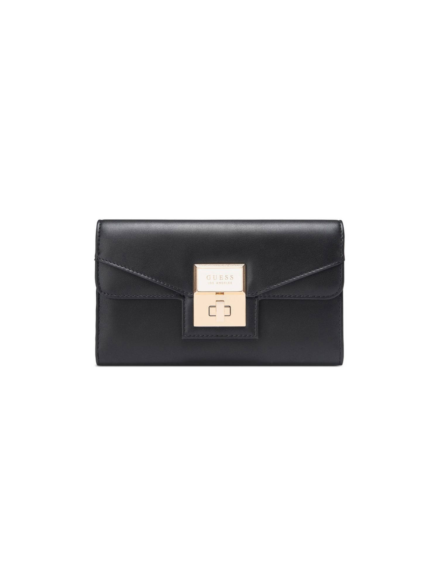 Guess Women Black PU Solid Wallet