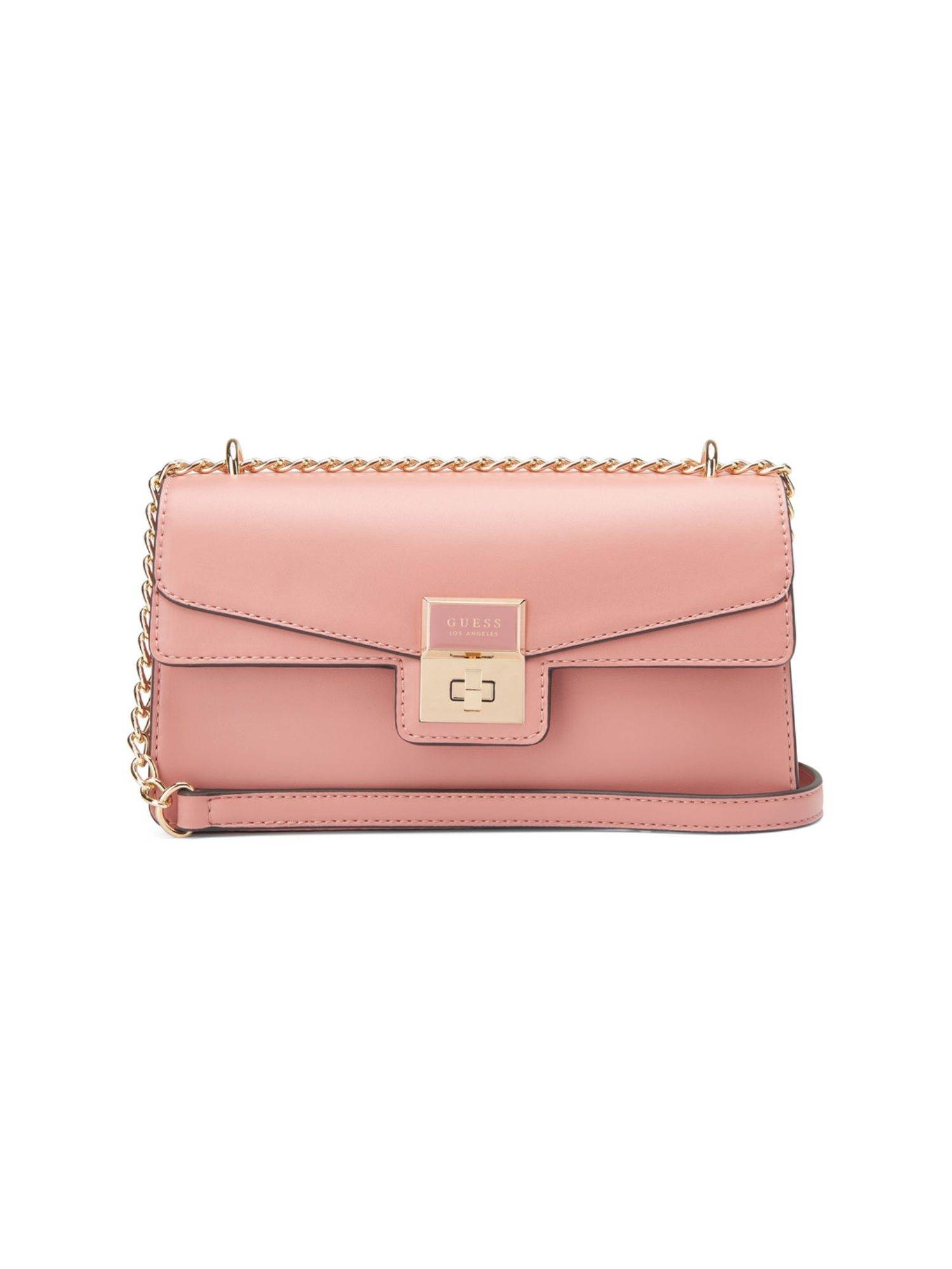 Guess Women Pink Pu Solid Sling Bag