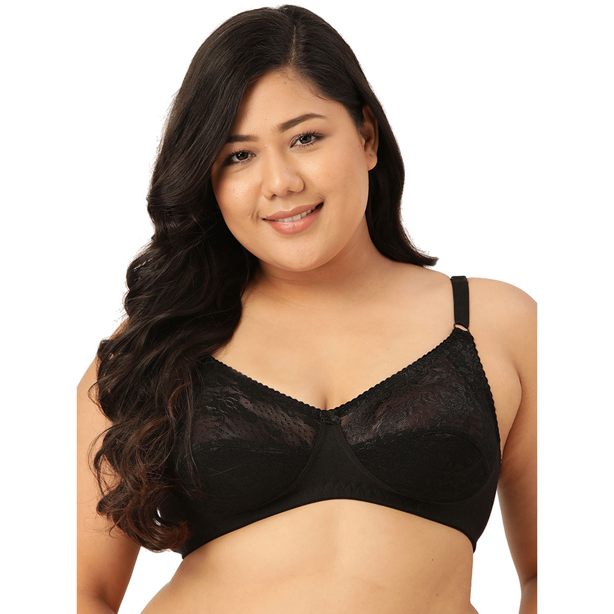 Buy Leading Lady Woman Everyday 100% Cotton Non Padded White Full Coverage  Bra Online