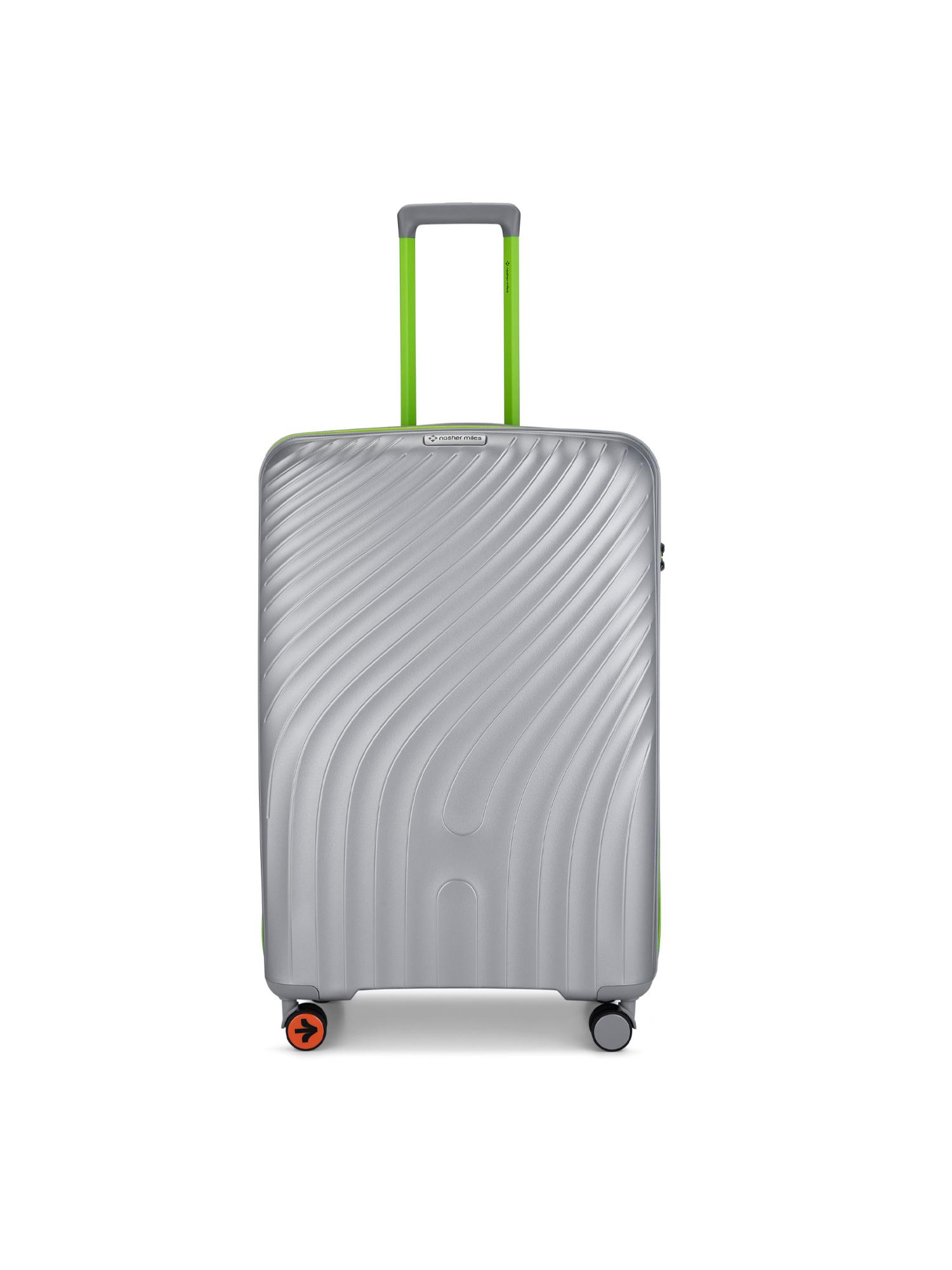 Buy Nasher Miles Capri Hard-Sided Polypropylene Grey Trolley Bags