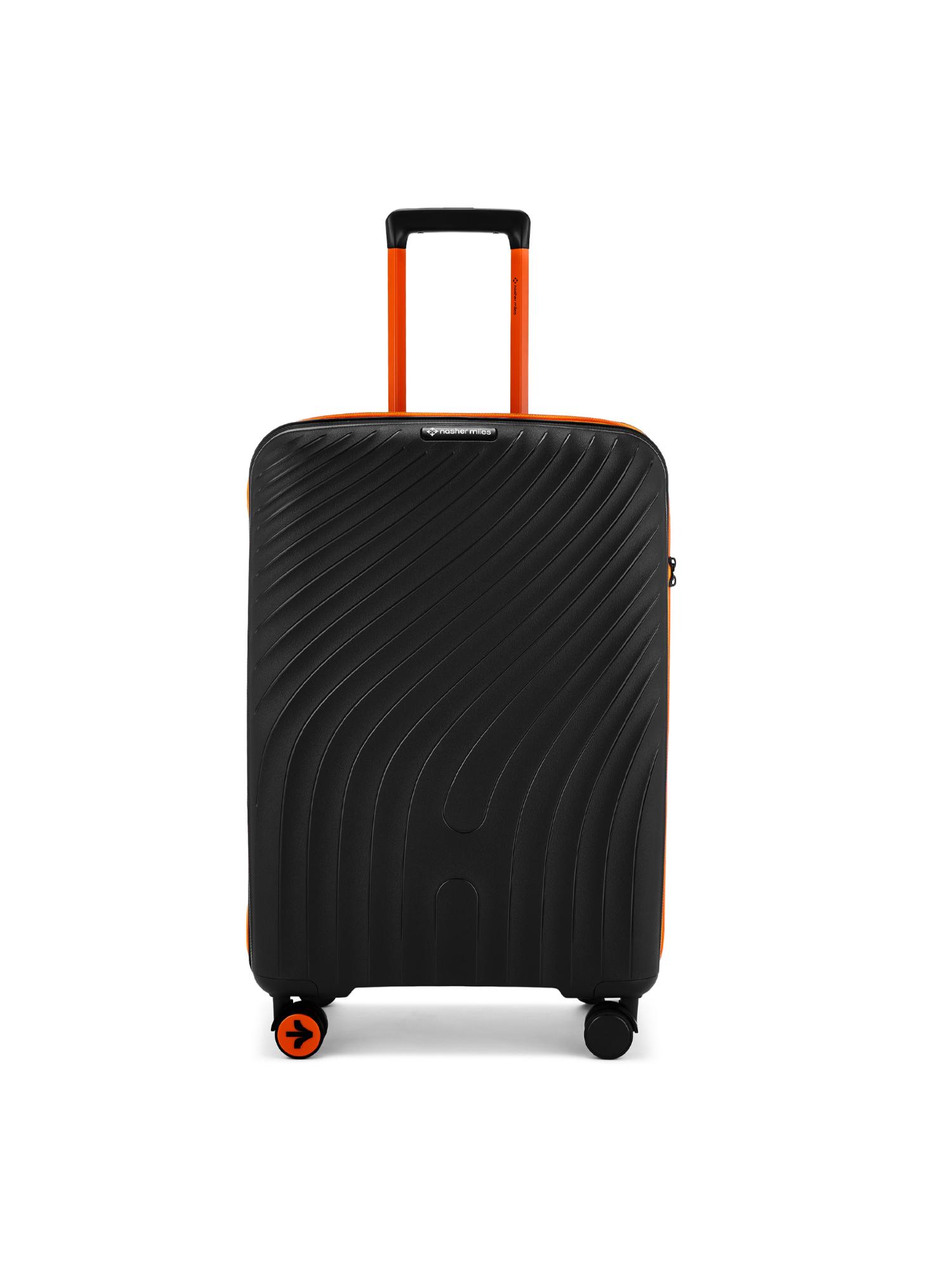 Buy Nasher Miles Capri Hard-Sided Polypropylene Black Trolley Bags