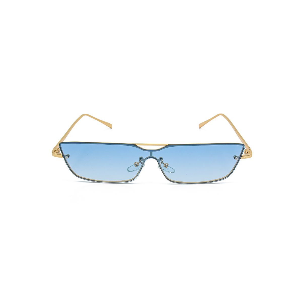 Bellofox Anisa Gold Frame Blue Lens Rectangle Full Rim Sunnies Buy Bellofox Anisa Gold Frame 6686