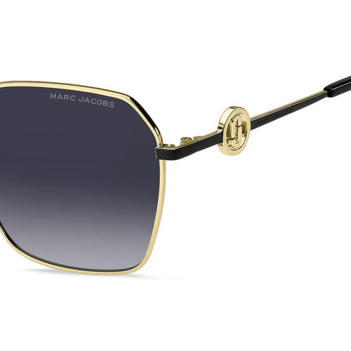 Buy Marc Jacobs Women Dark Grey Shaded Lens Gold Black Square