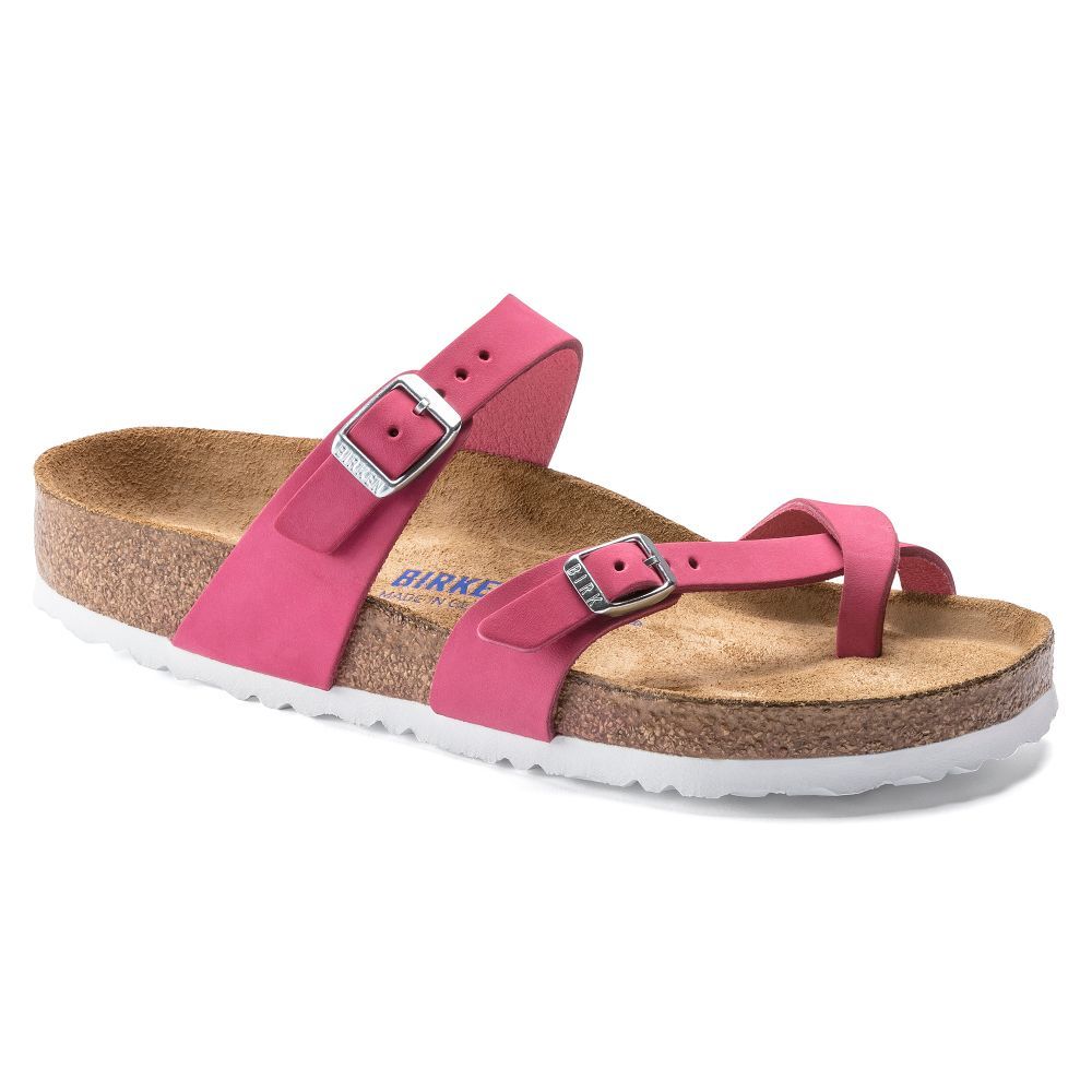 BIRKENSTOCK Arizona Soft Footbed Suede Leather Sandal - Taupe