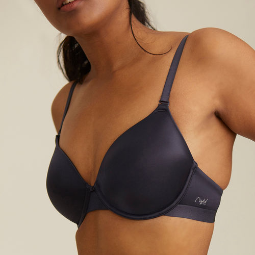 Buy Nykd by Nykaa Breathe Cotton Padded Wired T-Shirt Bra 3/4th