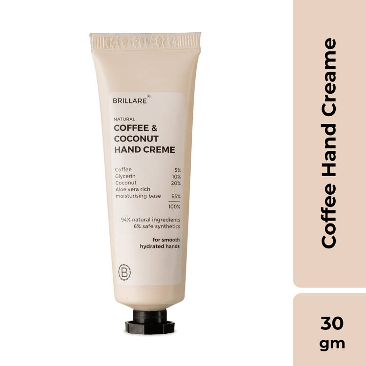Brillare Coffee & Coconut Moisturizing Hand Cream