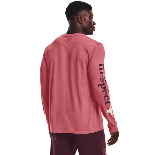 Buy Under Armour Pink Project Rock Respect Long Sleeve T-Shirt Online