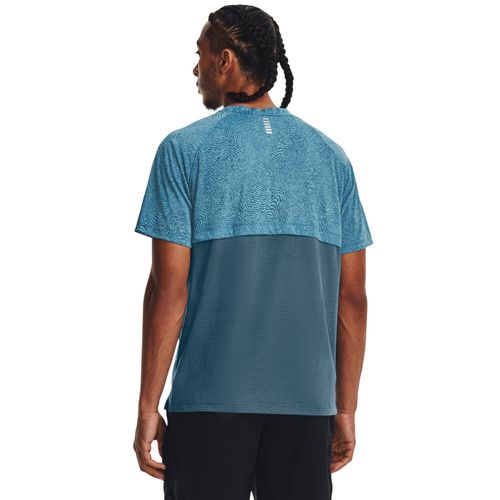 Under Armour Turquoise Streaker Micro Mesh Short Sleeve T-Shirt - Main Image