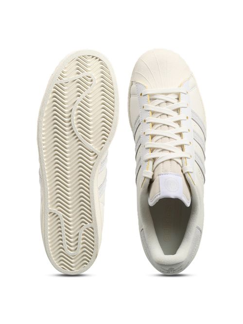 adidas Originals SUPERSTAR VEGAN ICONS Off White Casual Sneakers (UK 12)