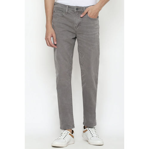 Buy American Eagle Men Grey Airflex Slim Straight Jeans Online