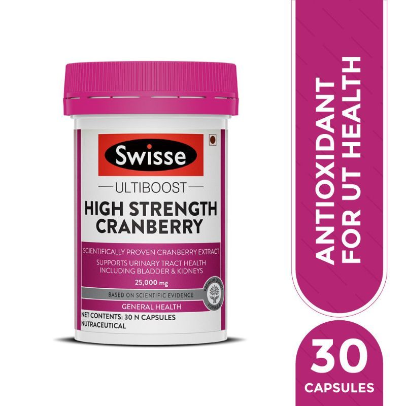 Swisse High Strength Cranberry Antioxidant Rich Supplements for Bladder & Kidney Health