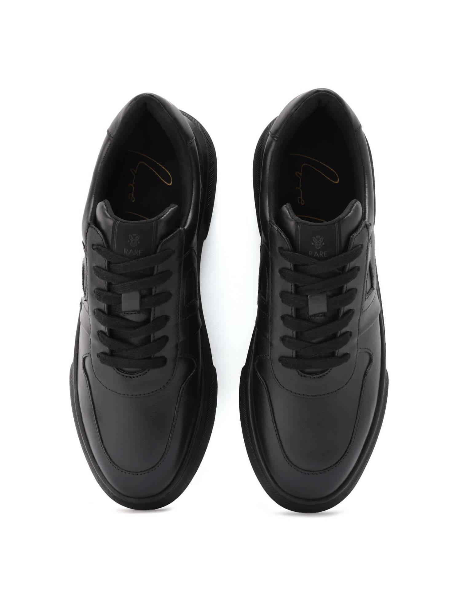 Cygnos Rabbit Buy Rare Rabbit Cygnus Primary Black Genuine Leather Sneaker Online