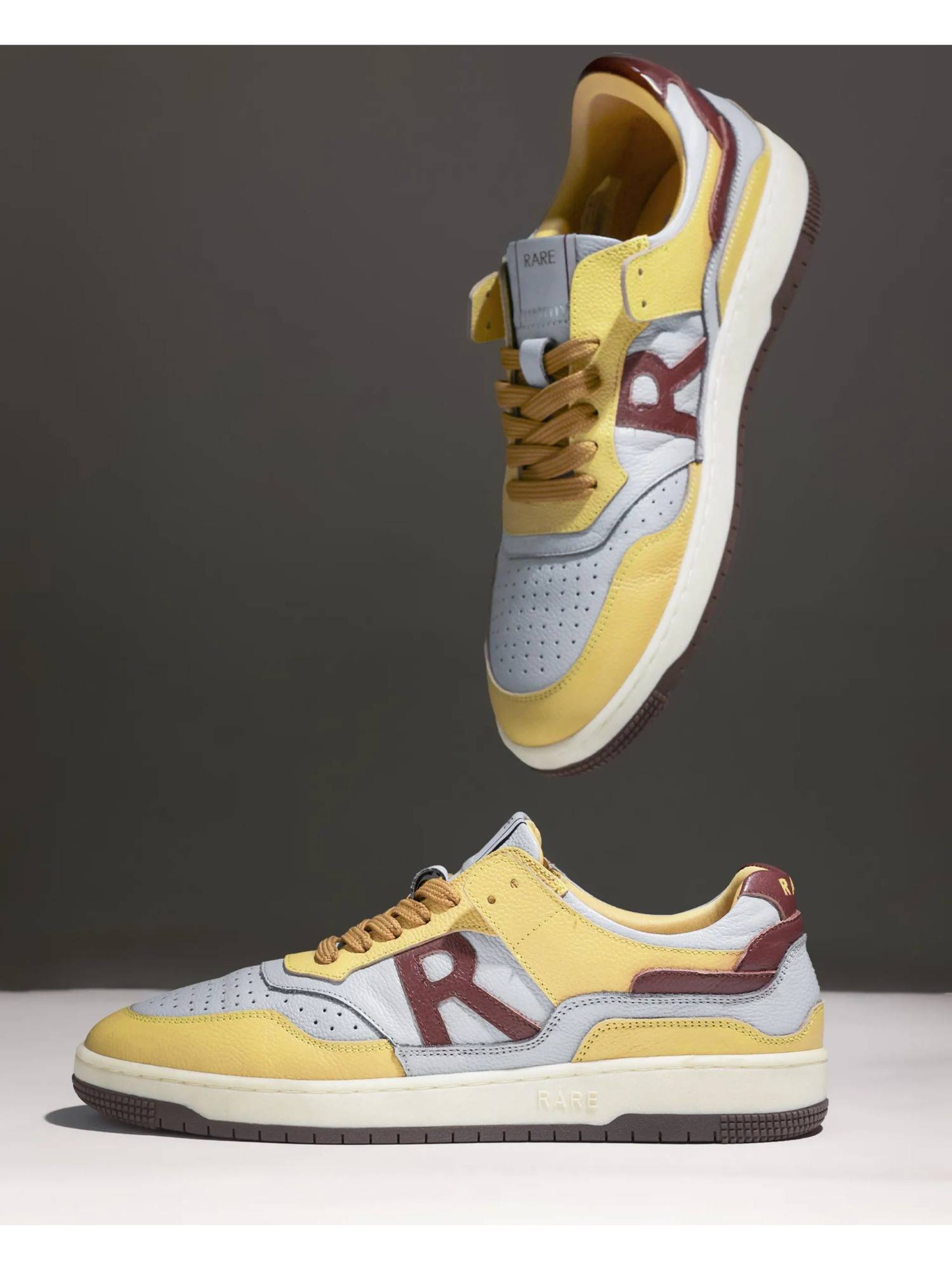 Rare Rabbit Gabbs Buy Rare Rabbit Gabbs Yellow Genuine Leather Sneaker Online