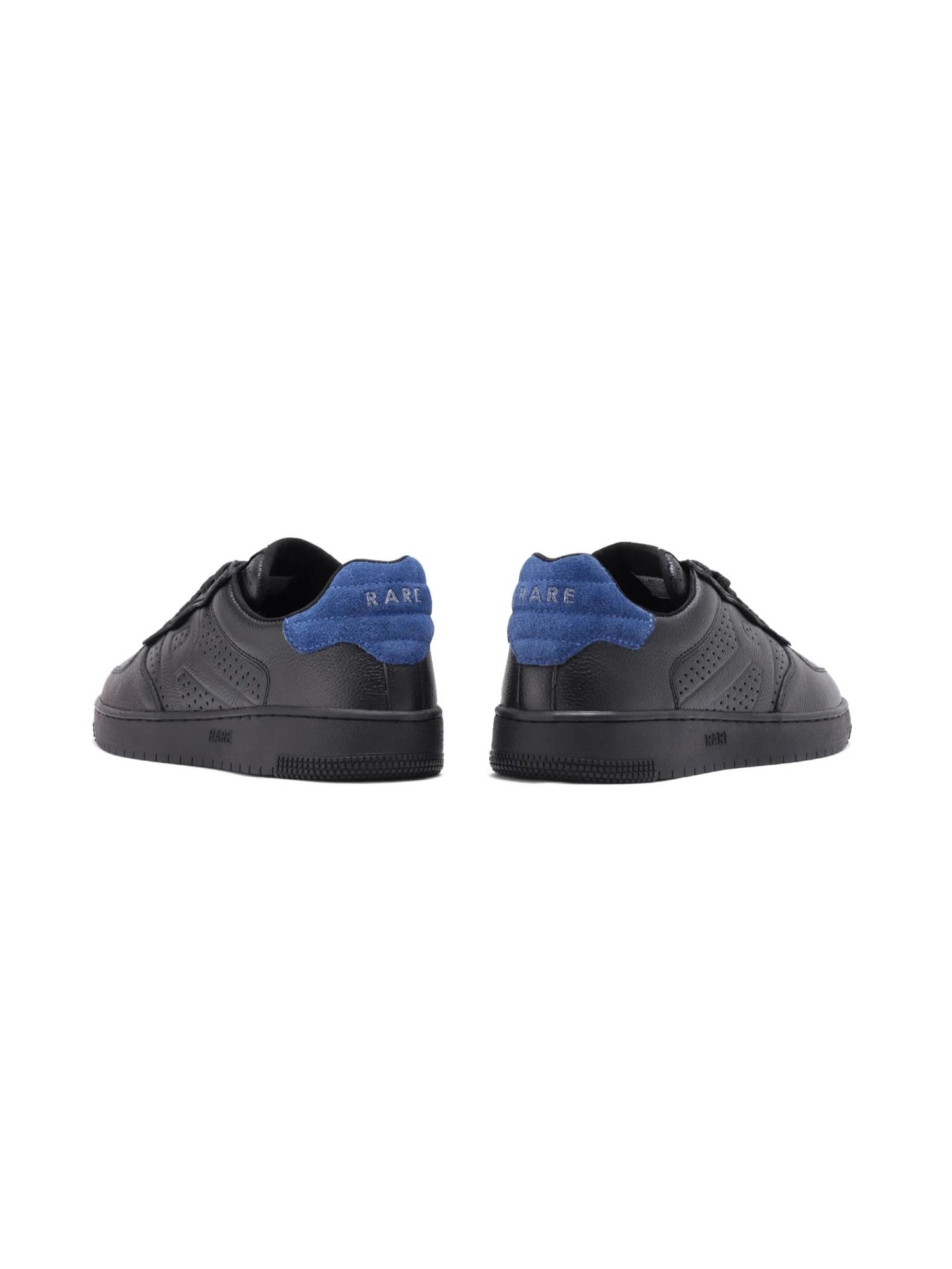 Buy Rare Rabbit Orbiton Black Genuine Leather Sneaker Online