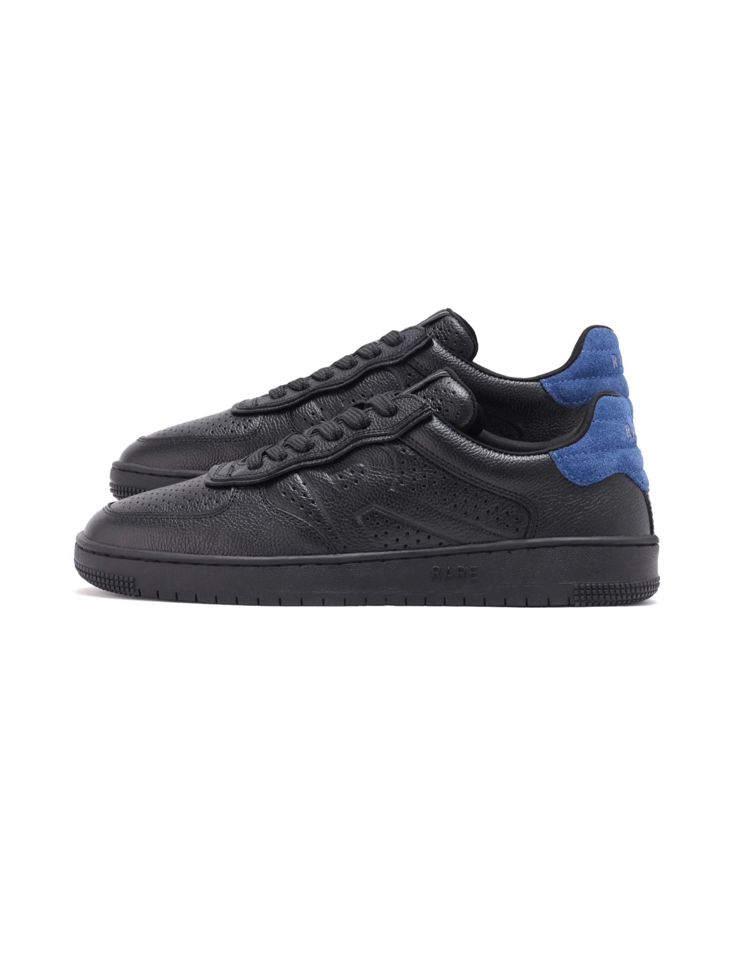 Buy Rare Rabbit Orbiton Black Genuine Leather Sneaker Online